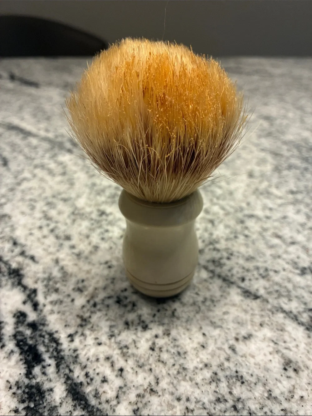 Edwin Jagger porcelain ivory shaving mug with brush
